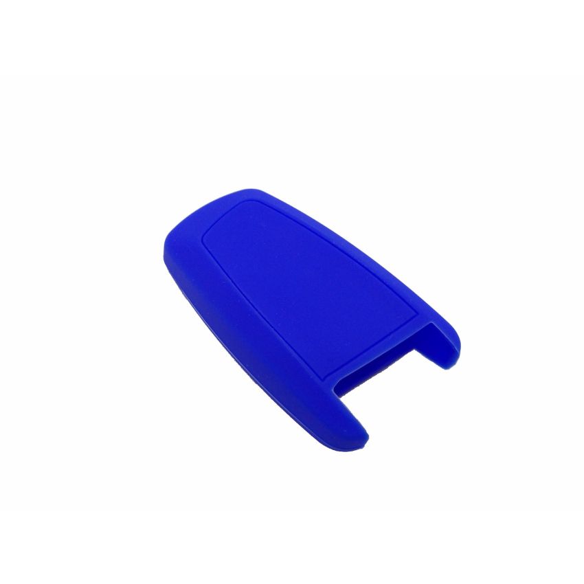 Capa silicone BMW, três botões, azul