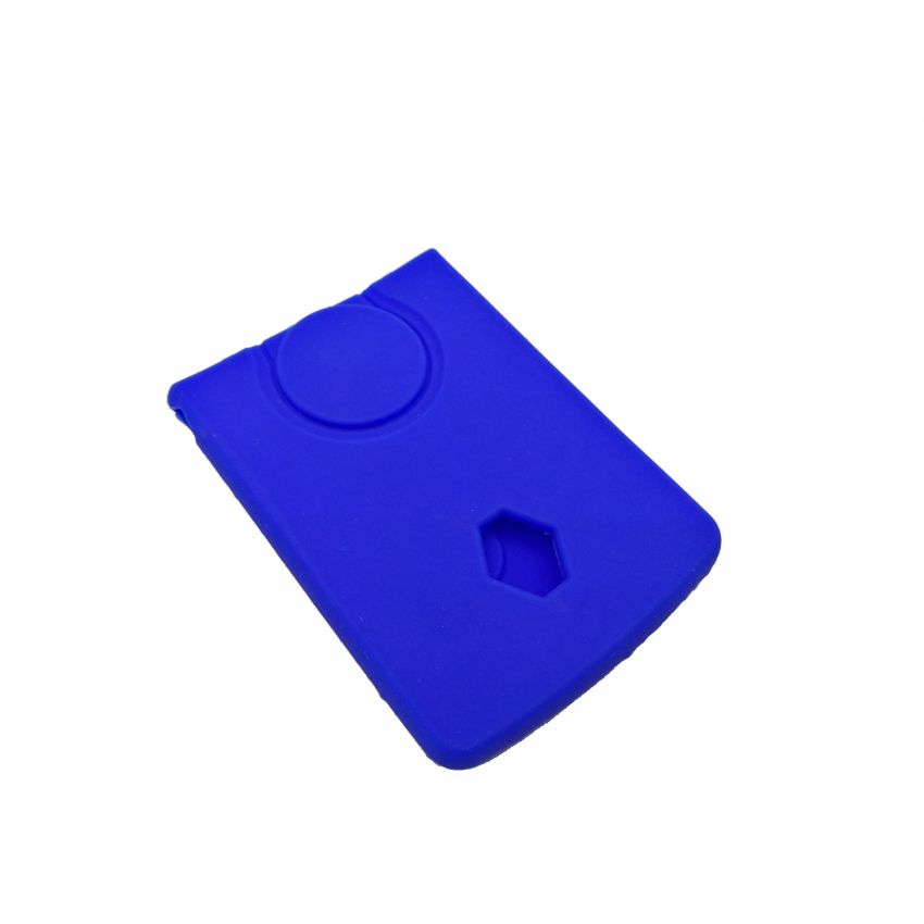 Capa silicone Renault, quatro botões, azul