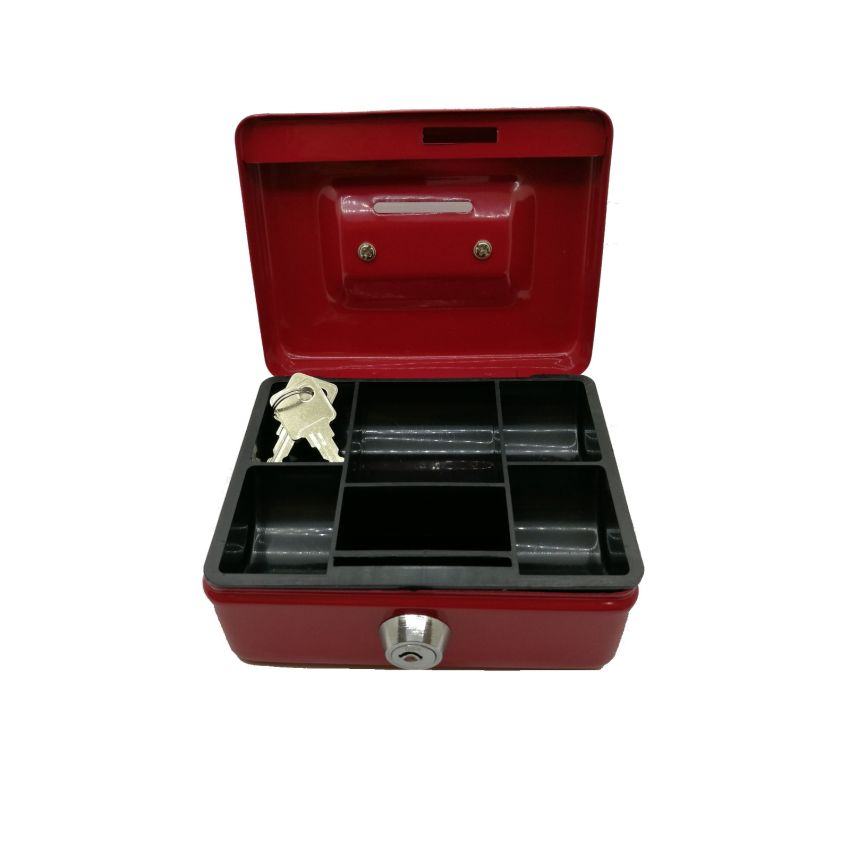 Cofre portátil BTV modelo 11 vermelho