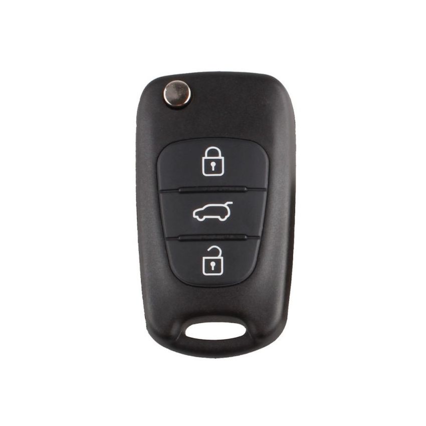 Comando Hyundai flip Três Botões - IX20 Com Id 60