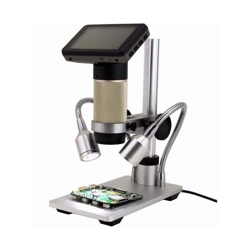 Microscopio Digital C/Led e Monitor LCD