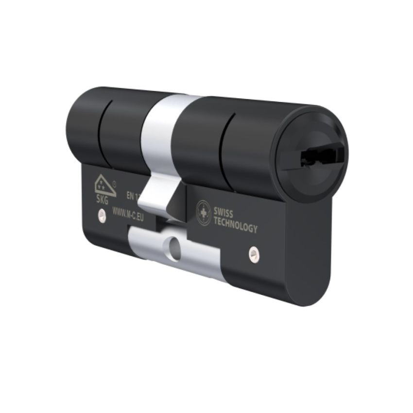 Cilindro M&C Minos 32x32mm preto