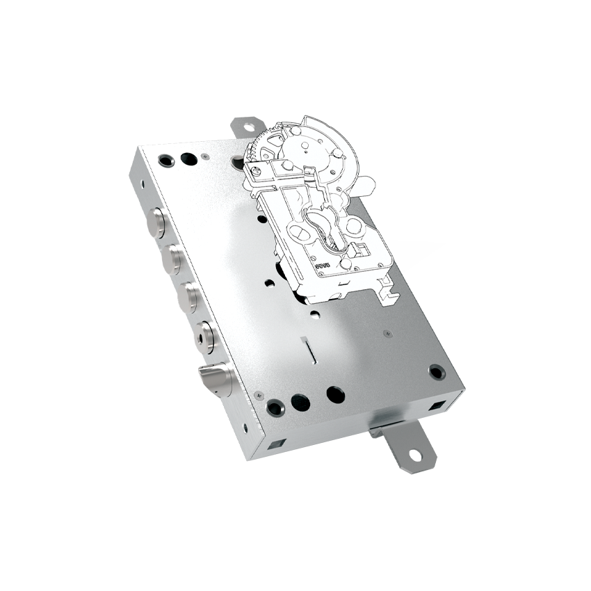 Fechadura Mottura, porta blindada 3 pernos 82571W700Q