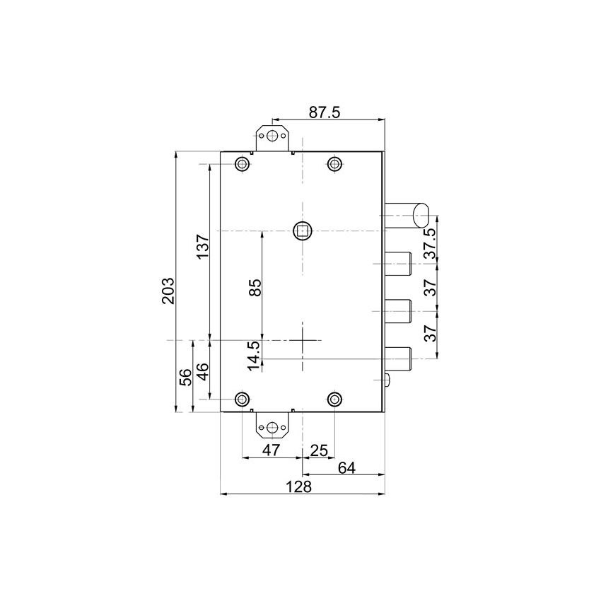 Fechadura MOTTURA 894671D7AQ (ALIAS)