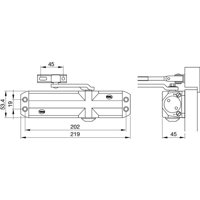 Mola Yale série 4000, prata, 30-4000-0001-00-60-11