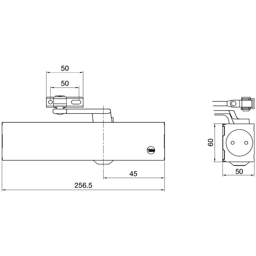 Mola Yale Série 7000 – Sem Braço | Cor Branca