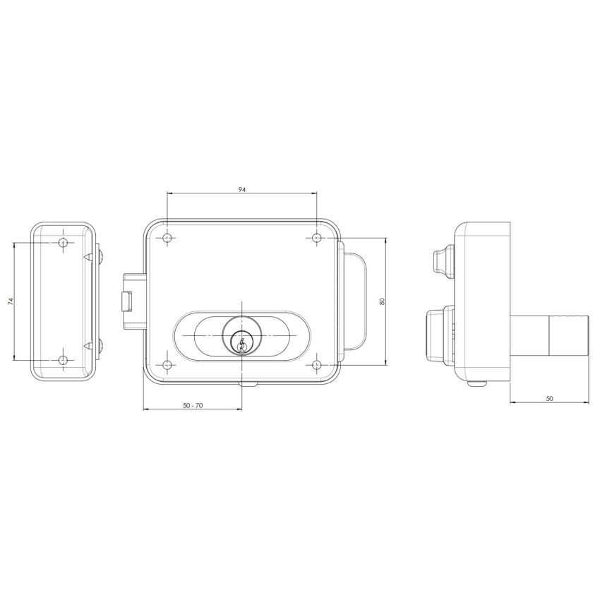Fechadura FEB 5011/1NE
