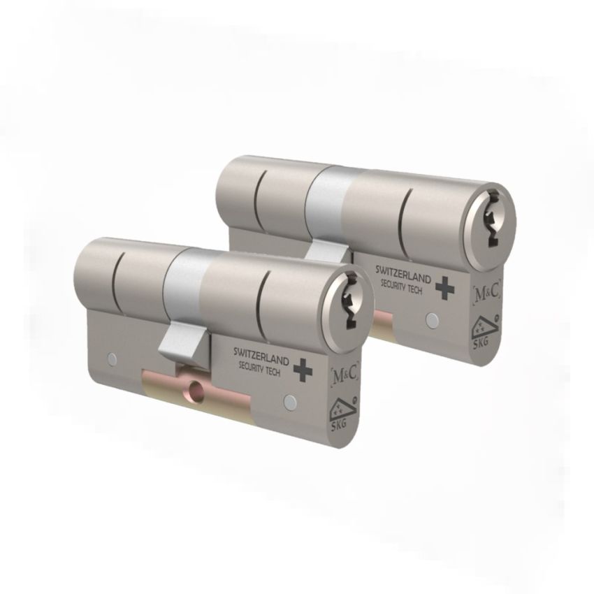 PACK 2 X CILINDROS M&C MATRIX 32mm X 32mm NIQ