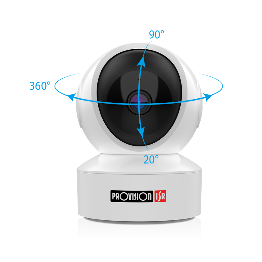 Câmara PROVISION PT-848 PAN / TILT IR lente fixa, 2MP