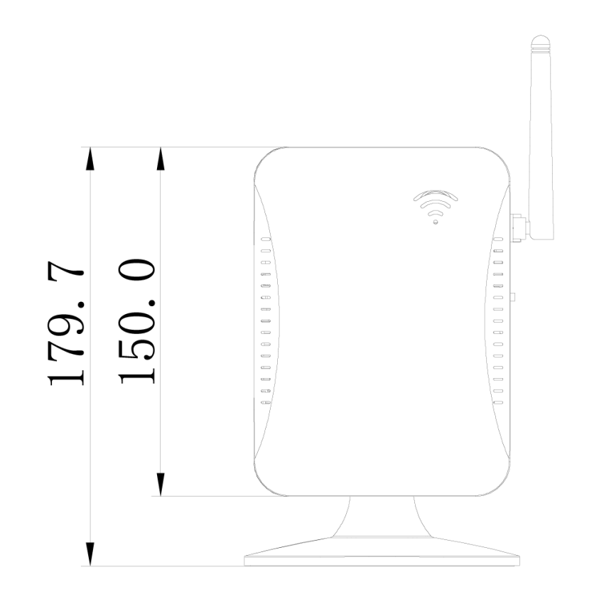 Câmara PROVISION R-838 IR router lente fixa, 2MP