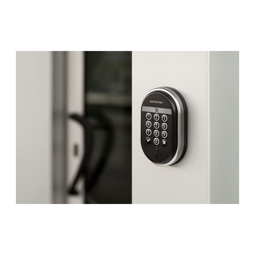 Controlo de acessos Tesa Hotel, leitor mural autoprogramável por cartão e teclado