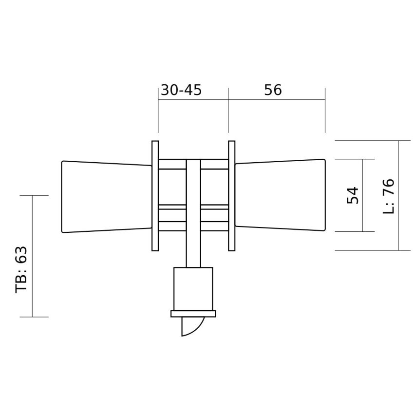 Fechadura SOFI tubolar 8704