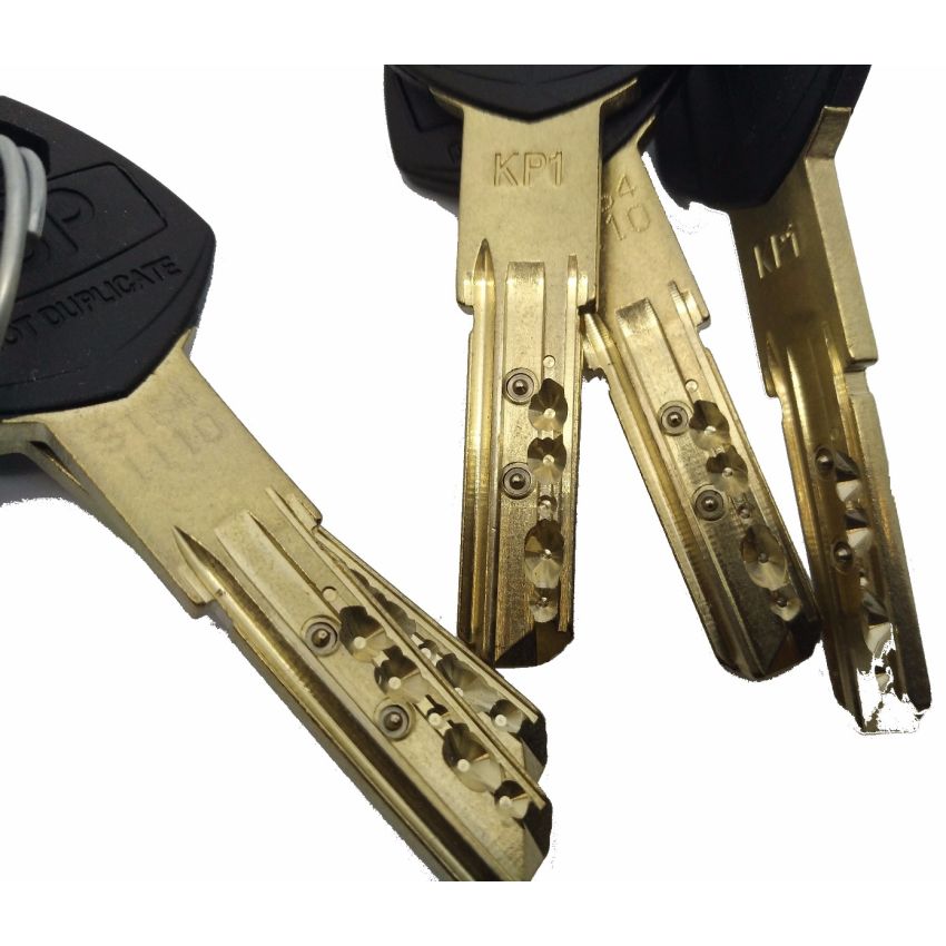 Cilindro Tesa ST6 40x10mm latonado