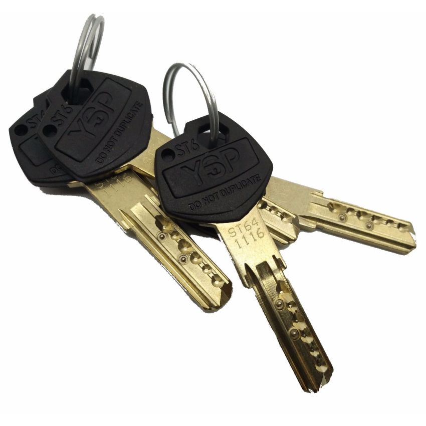 Cilindro Tesa ST6 40x10mm niquelado