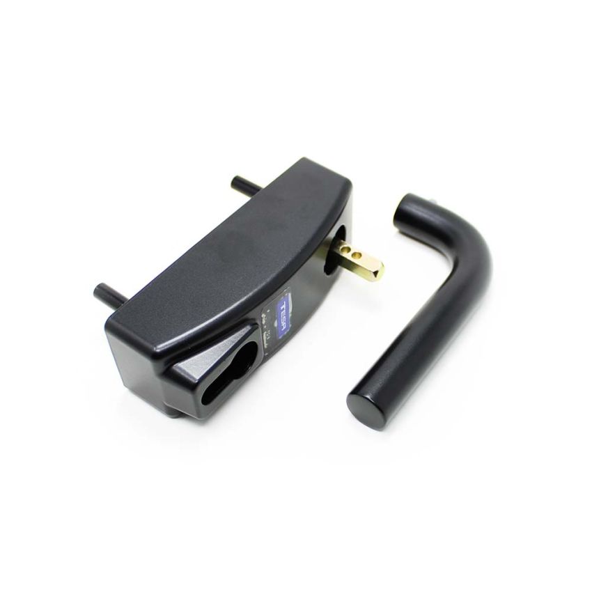 Puxador de muleta Tesa MMODMBSCNE, modular, negro