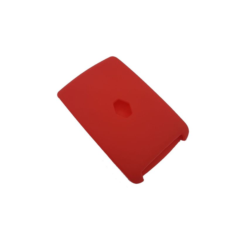 Capa silicone Renault, quatro botões, Smartkey proximidade, vermelho