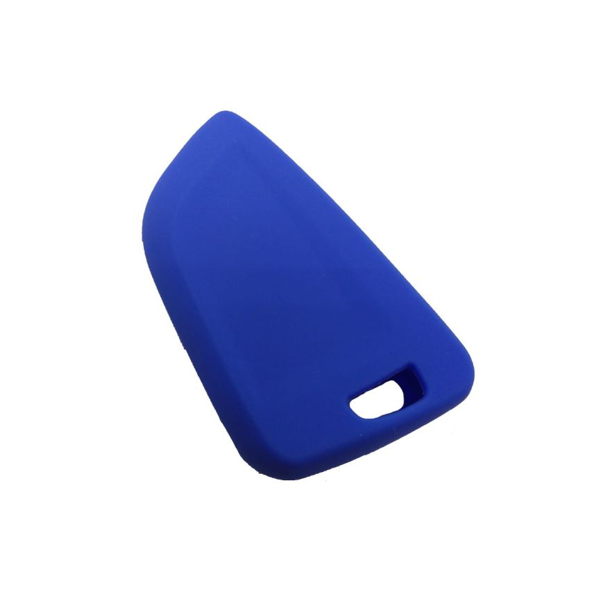 Capa silicone BMW, três botões, azul