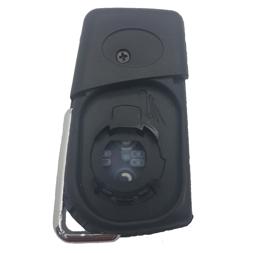 Caixa Para Comando Toyota Flip 2 Botões