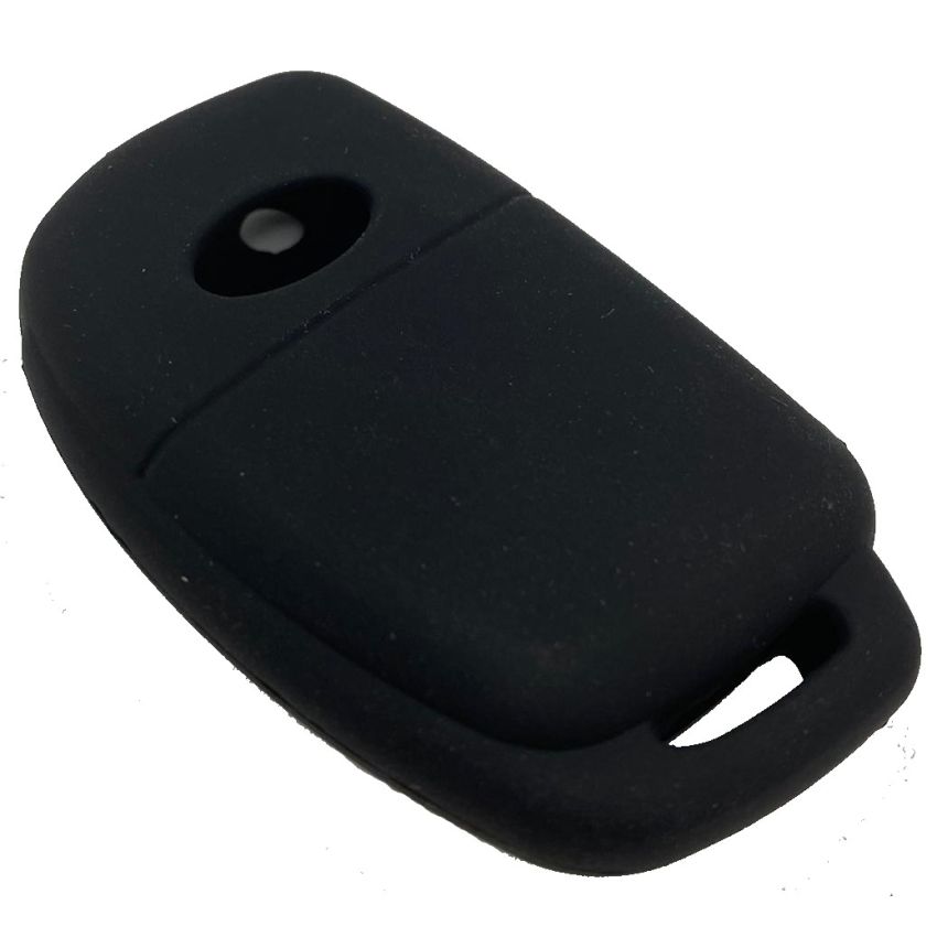 Capa silicone Hyundai, flip quatro botões, negro