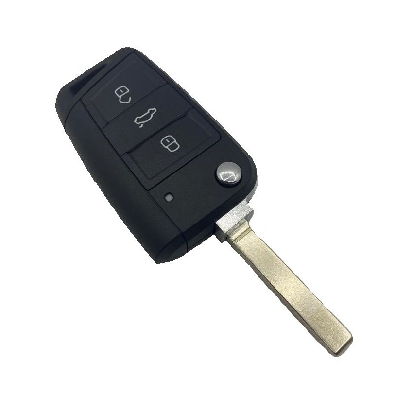 Caixa Para Comando Volkswagen Flip 3 Botões Mqb