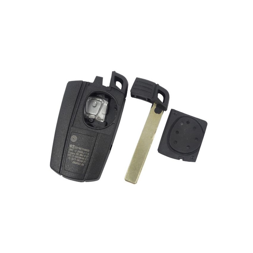 Caixa Para Comando BMW 3 Botões(Tampa P/Pilha)