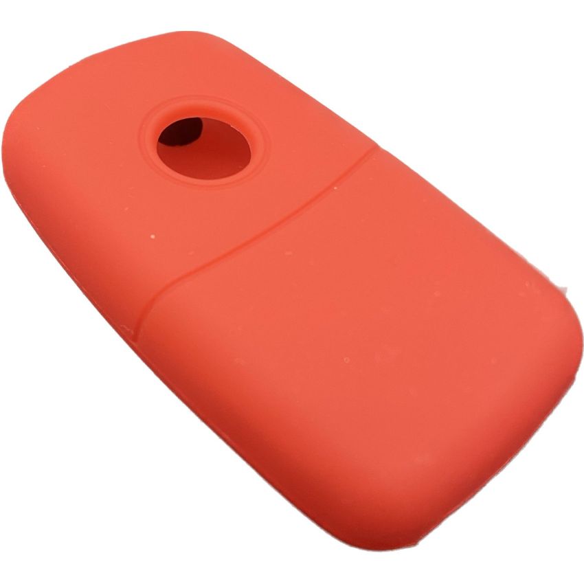 Capa silicone Volkswagen, três botões, vermelho