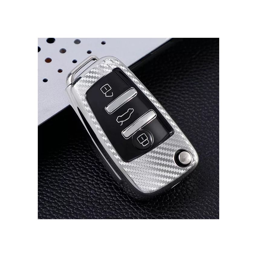 Capa TPU Audi Três Botões Nº13 -