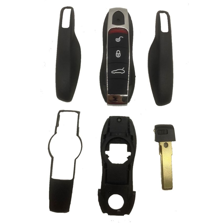Caixa Para Comando Porsche Keyless 3 Botões