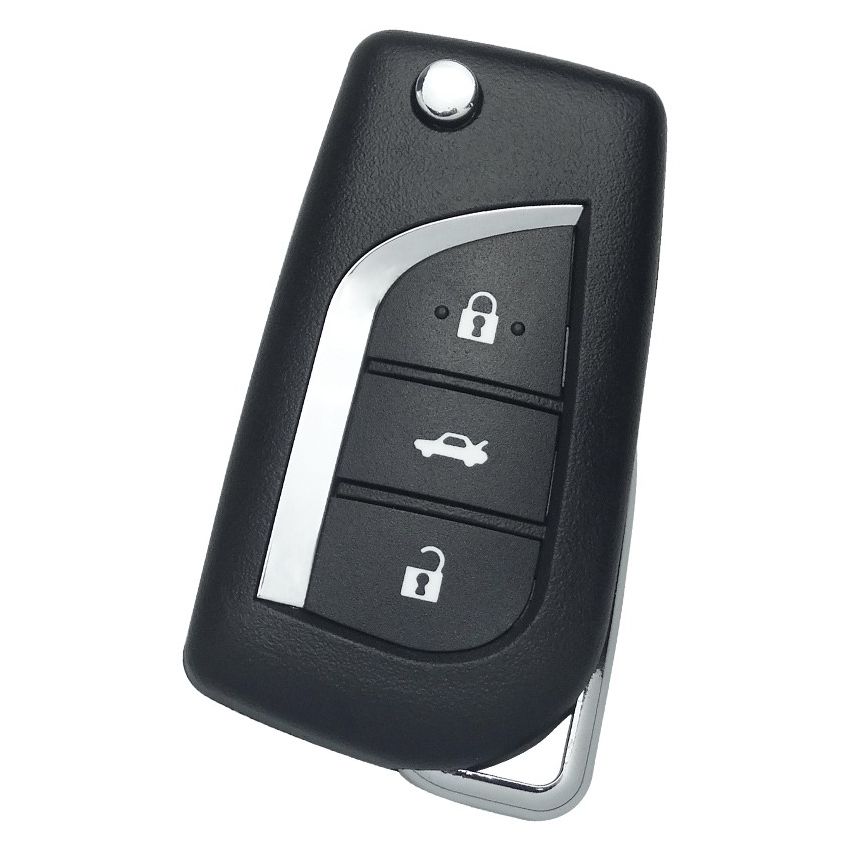 Caixa Para Comando Toyota Flip 3 Botões