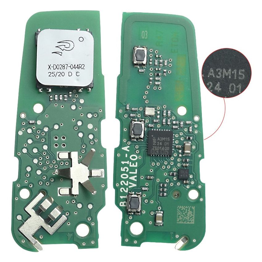 Comando Peugeot Proximidade 3 Botões _A3M15