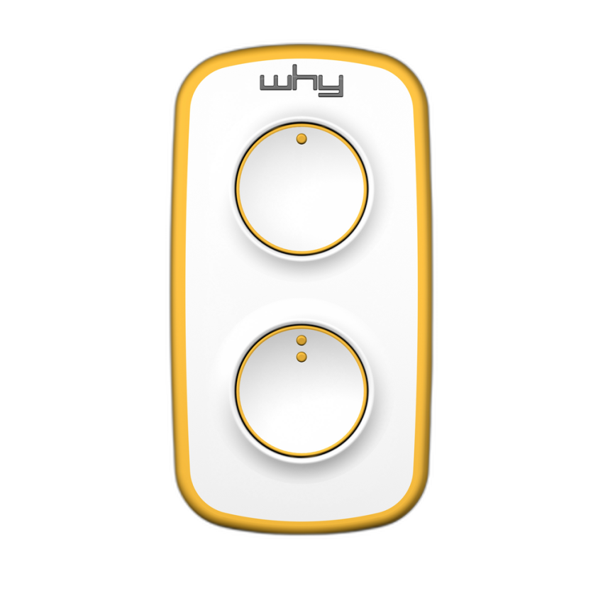 Comando de garagem Why NOA Mini 2 canais (2 botões) Made in Italy
