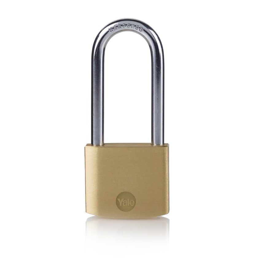 Aloquete Yale 40mm latão arco longo