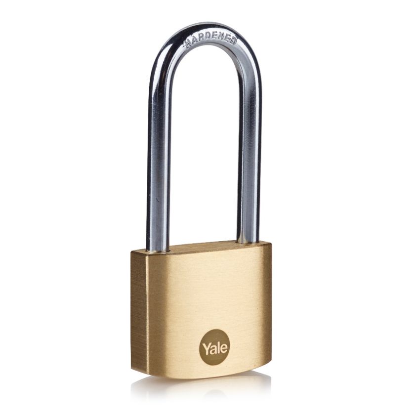 Aloquete Yale 40mm latão arco longo