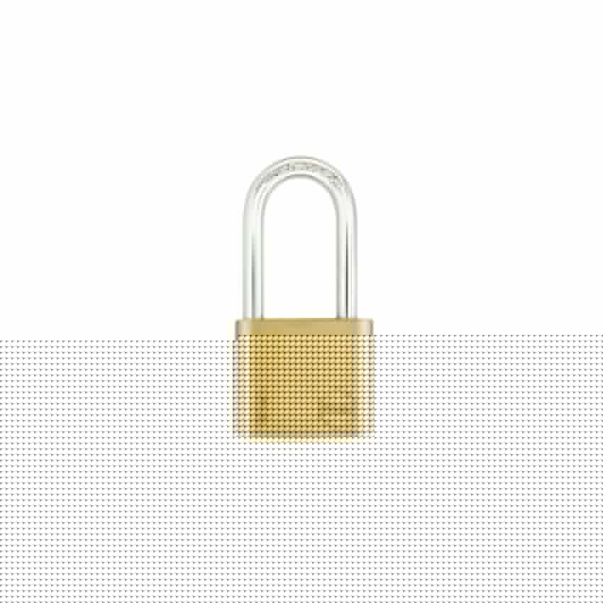 Aloquete Yale Essencial 40mm latão arco longo