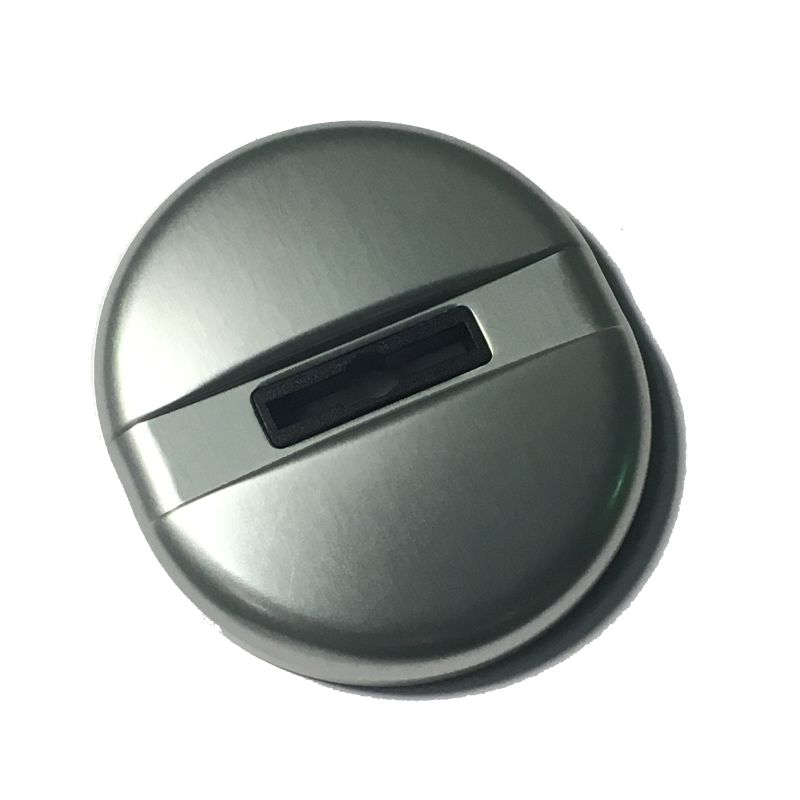 Espelho oval exterior Dierre, para chave de duplo palhetão, cromado