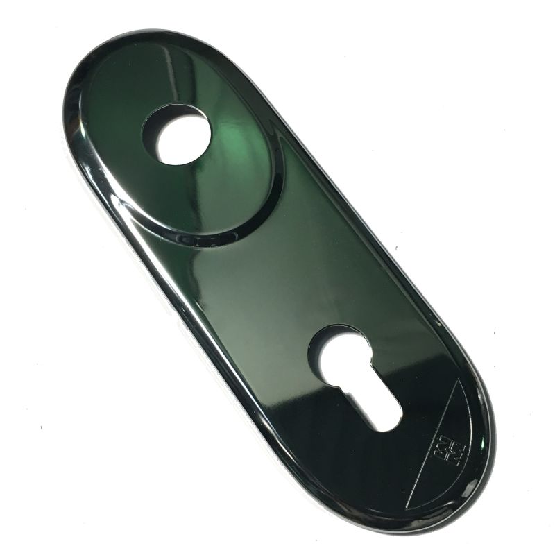 Espelho comprido Mottura interior, com entrada para canhão e puxador, em cromado