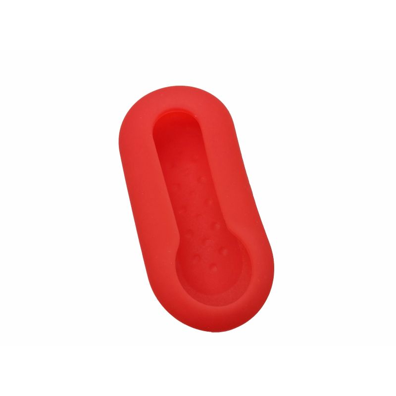 Capa silicone Fiat, flip três botões, vermelho