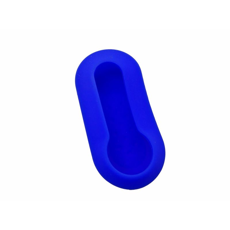 Capa silicone Fiat, flip três botões, azul