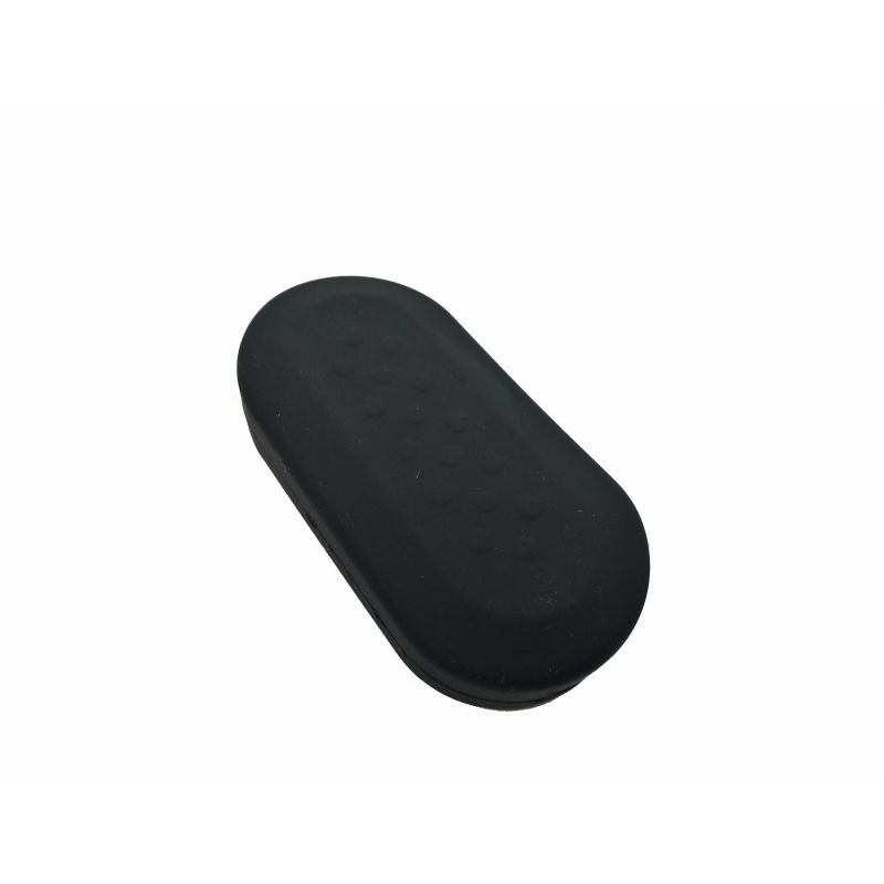 Capa silicone Fiat, flip três botões, negra
