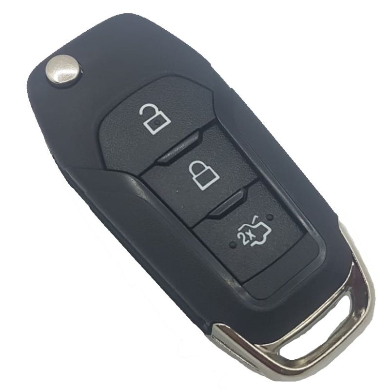 Caixa Para Comando Ford Flip 3 Botões