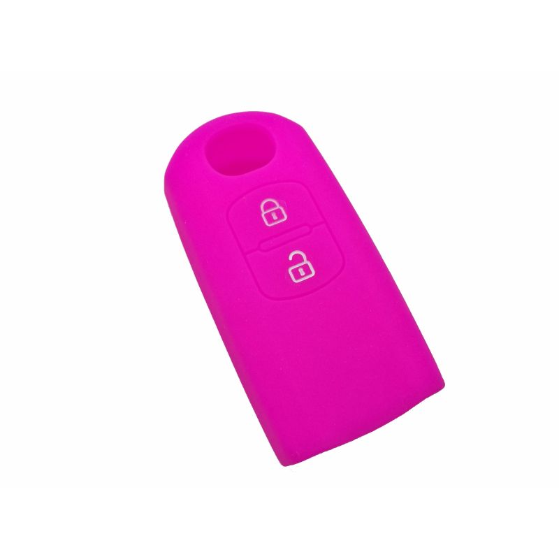 Capa silicone Mazda, dois botões, rosa