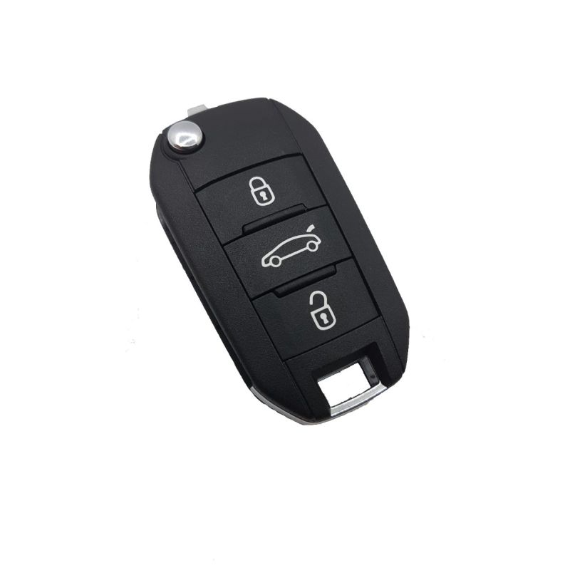 Caixa Para Comando Peugeot Flip 3 Botões (Mala)