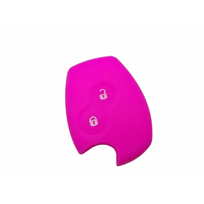 Capa silicone Renault, dois botões, rosa