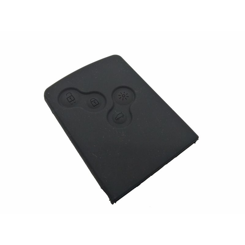 Capa silicone Renault, quatro botões, negra
