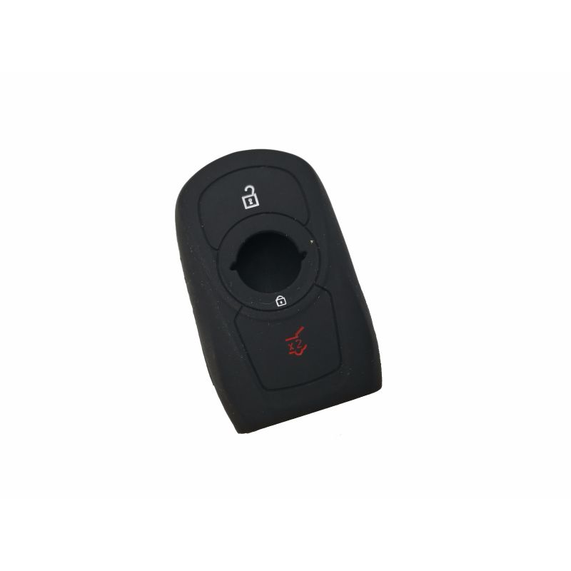 Capa silicone Opel, três botões, Smartkey proximidade, negra