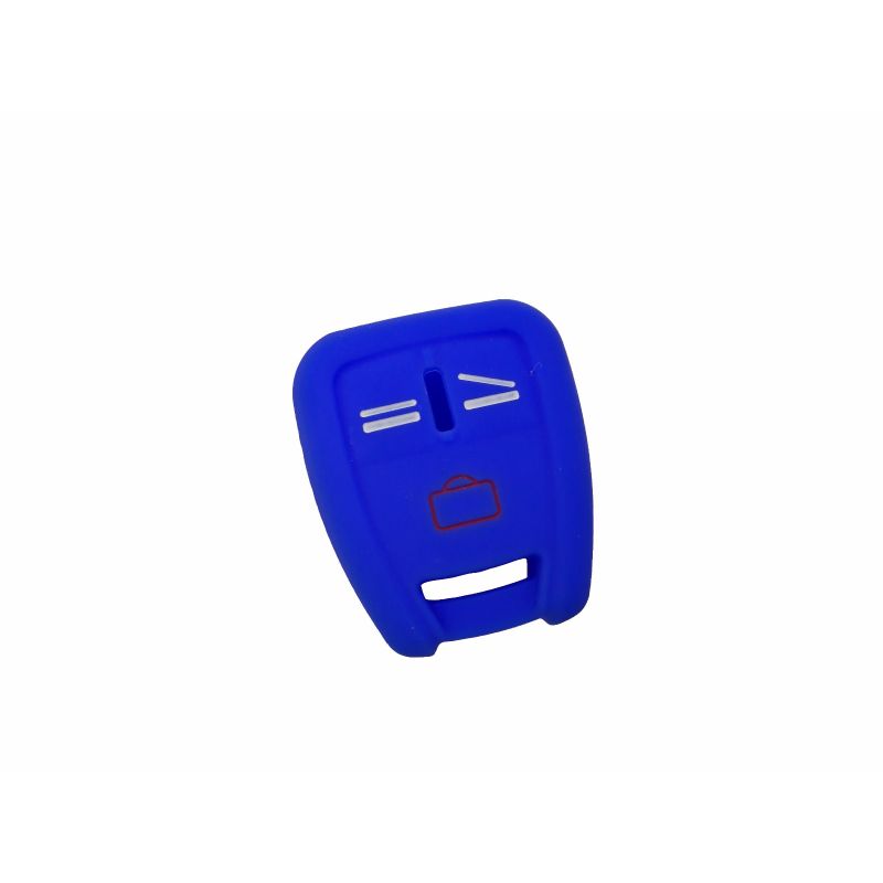 Capa silicone Opel, três botões, azul