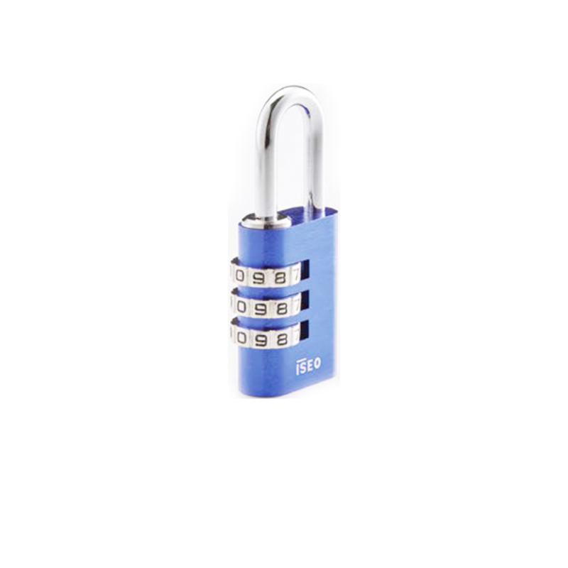 Aloquete Iseo combinação 3 digitos azul