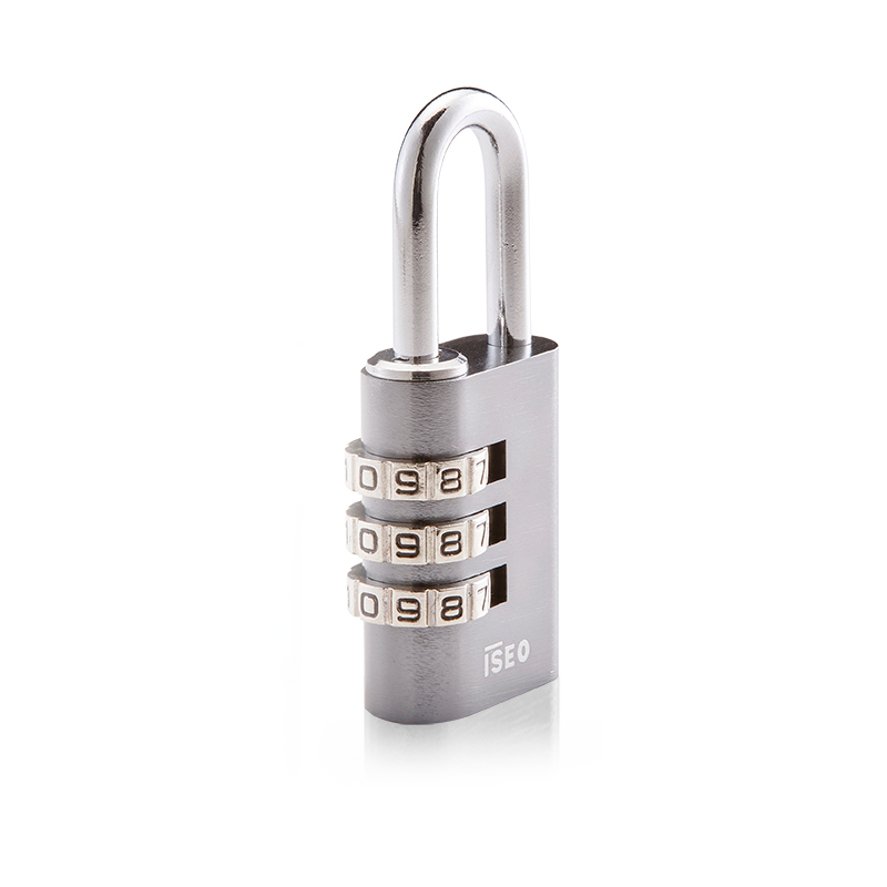 Aloquete Iseo combinação 3 digitos cinza