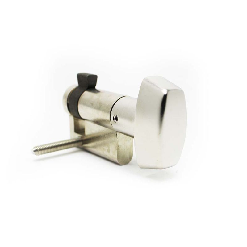 Cilindro Tesa TE5 30x10mm niquelado com botão