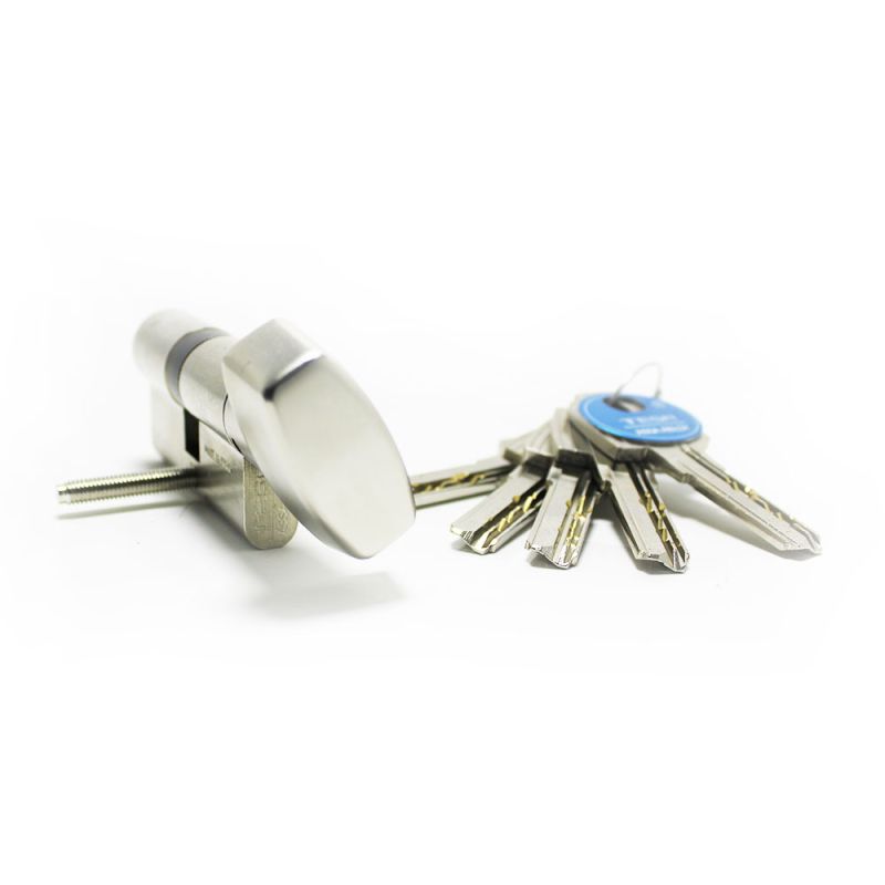 Cilindro Tesa T60 de botão 30x50mm niquelado